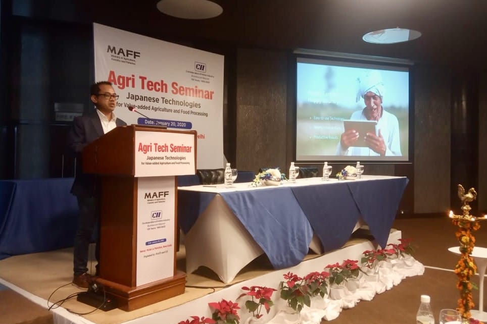 Speaking at Japan-India AgriTech Seminar, New Delhi
