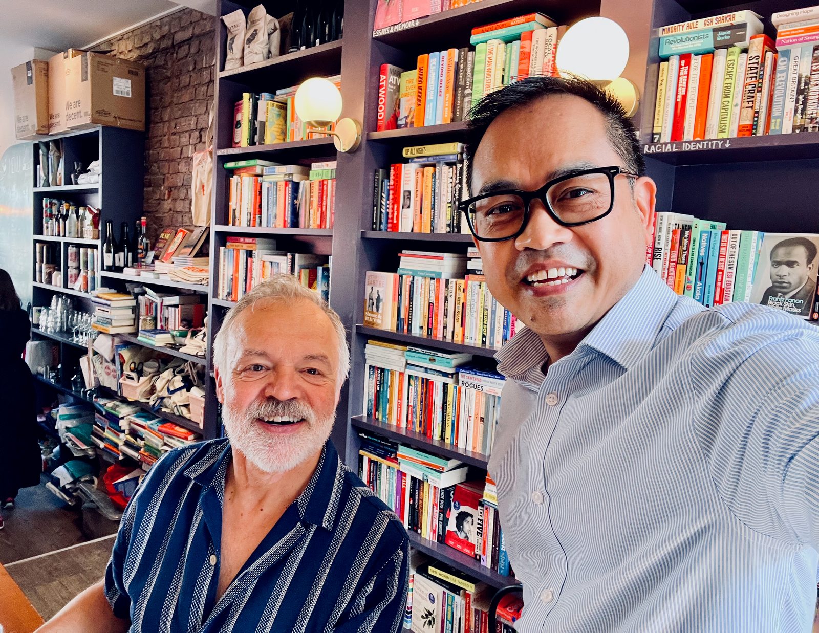 Meeting Graham Norton in London