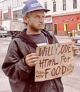 Will Code HTML for FOOD