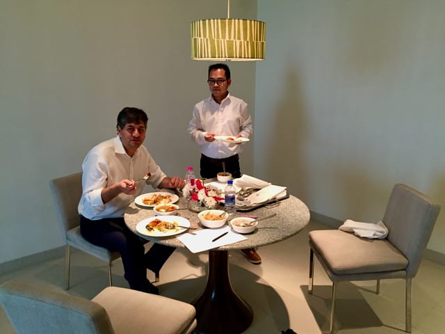 Meeting Vikram Chandra of NDTV