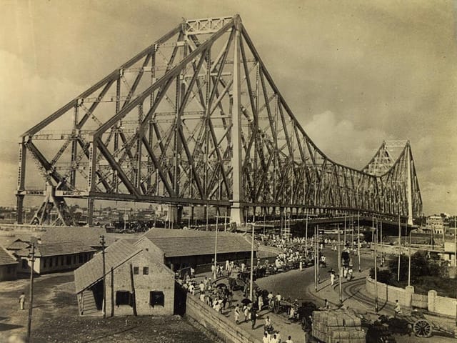 3rd World Largest Cantilever Bridge Calcutta