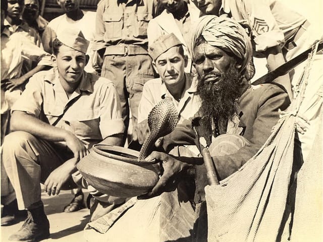 A Street Snake Charmer